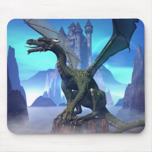 Drache Welt-Mauspad Mousepad (Vorne)