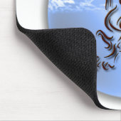 Drache-Weltentwurfs-Mausunterlage Mousepad (Ecke)