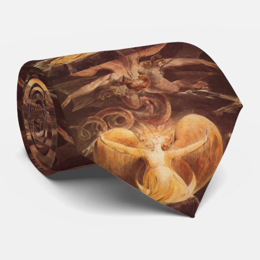 Drache Williams Blake Krawatte (Gerollt)