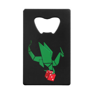 Drache-Würfel-Flaschen-Öffner Kreditkartenflaschenöffner