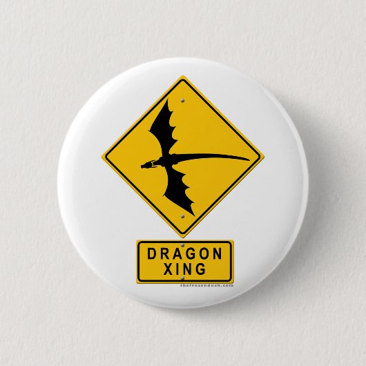 Drache XING Button (Vorderseite)