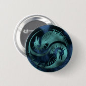 Drache Yin Yang Button (Vorne & Hinten)