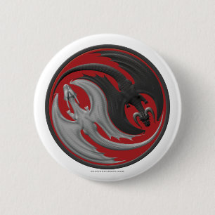 Drache Yin-Yang Button