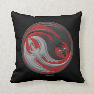 Drache Yin-Yang Kissen