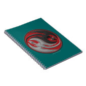 Drache Yin-Yang Notizblock (Rechte Seite)
