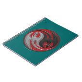 Drache Yin-Yang Notizblock (Linke Seite)