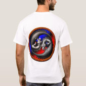 Drache Yin-Yang T-Shirt (Rückseite)