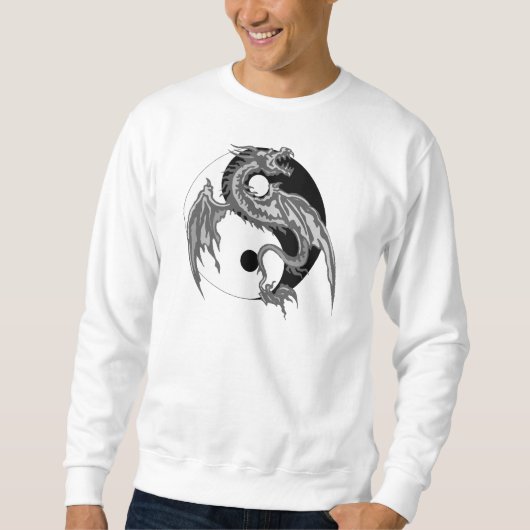 Drache Yin Yang T - Shirt (Vorderseite)