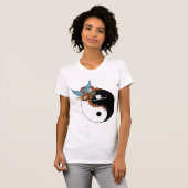 Drache Ying Yang T - Shirt (Vorne ganz)