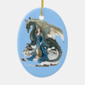Drache zahmere 2 keramikornament (Vorne)