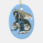 Drache zahmere 2 keramikornament (Hinten)