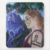 Drache-zahmerer Pakt - Luft Mousepad (Vorne)