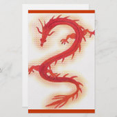 Drache-Ziegelstein-Briefpapier Briefpapier (Vorne/Hinten)