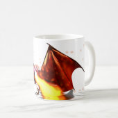 Drache-Zombie-Tasse Kaffeetasse (VorderseiteRechts)