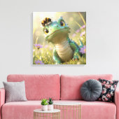 Drache zu Biene :-) Leinwanddruck (Insitu (Wohnzimmer))