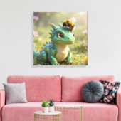 Drache zu Biene :-) Leinwanddruck (Insitu (Wohnzimmer))