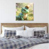 Drache zu Biene :-) Leinwanddruck (Insitu (Schlafzimmer))