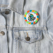 Drache zum Geburtstag Button (Beispiel)