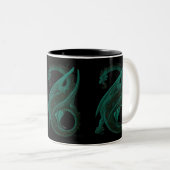 Drache Zweifarbige Tasse (VorderseiteRechts)