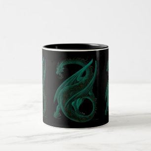 Drache Zweifarbige Tasse