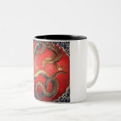 Drache Zweifarbige Tasse (VorderseiteRechts)