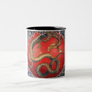 Drache Zweifarbige Tasse