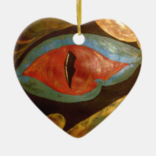 Dracheauge Keramikornament