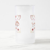 Drachefeuer-Radiance Mattglas Bierglas (Mittel)