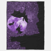 Drachefliegen, lila Himmelschloss der Fantasie, Fleecedecke (Vorderseite)