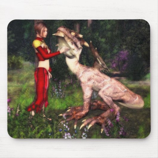 Drachehaustier mousepad (Vorne)