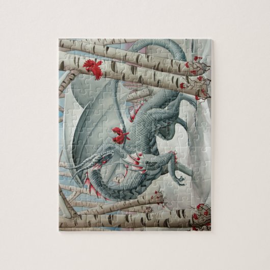 Drachekunst - Fantasie-Kunst Puzzle (Vertikal)