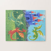Drachen-Abenteuer Puzzle (Horizontal)