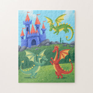 Drachen-Abenteuer Puzzle