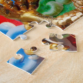 Drachen auf Tempel in Bangkok Puzzle (Seite)