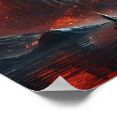 Drachen aus Feuer und Eis Poster (Ecke)