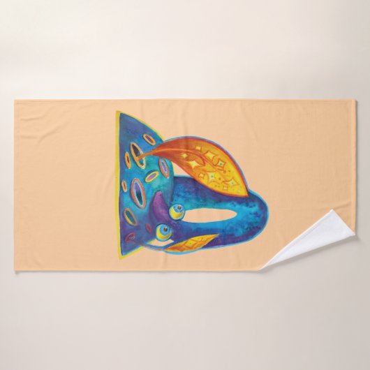 Drachen Badetuch Badehandtuch (Badehandtuch)