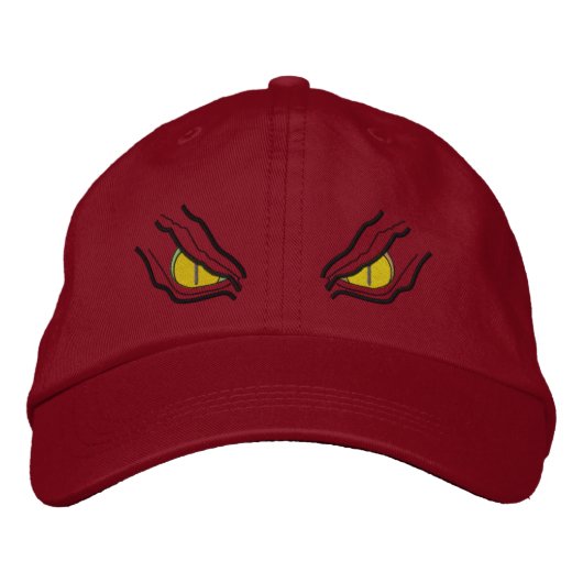 Drachen Bestickte Baseballkappe (Vorderseite)