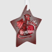 Drachen Bowling Ornament (Vorderseite)