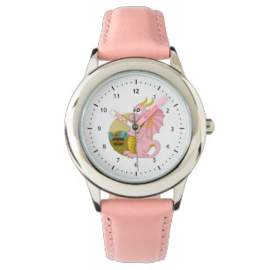 Drachen-Cartoon-Uhr Armbanduhr