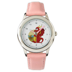 Drachen-Cartoon-Uhr Armbanduhr