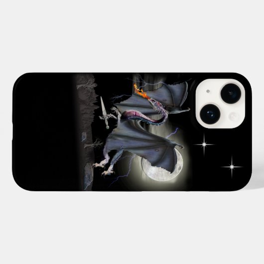 Drachen Case-Mate iPhone Hülle (Rückseite (Horizontal))