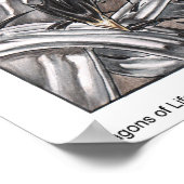 Drachen des Lebens und des Todes Poster (Ecke)