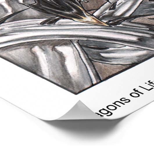 Drachen des Lebens und des Todes Poster (Ecke)