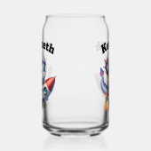 Drachen, die die Sterne erforschen Dosenglas (Links)