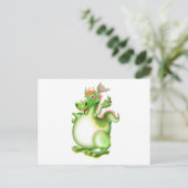 Drachen, Drachen, Dragão, Dragón, Postkarte (Stehend Vorderseite)