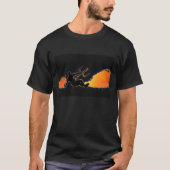 Drachen-Explosion (dunkel) T-Shirt (Vorderseite)