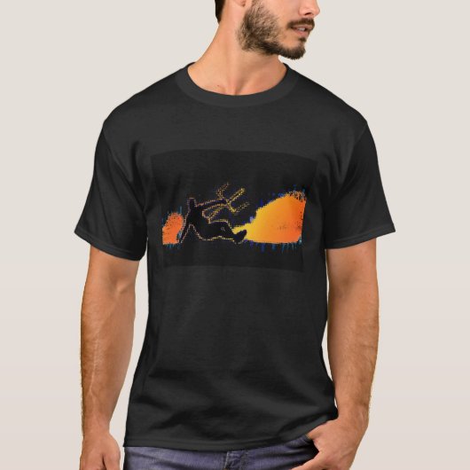 Drachen-Explosion (dunkel) T-Shirt (Vorderseite)