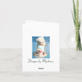 Drachen-Fliegen Karte (Rückseite)