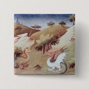 Drachen Frau-Fr 2810 f.55v und andere Tiere Button