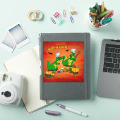 Drachen - Frohe Halloween! Heute werde ich kochen Aufkleber (iPad Hülle)